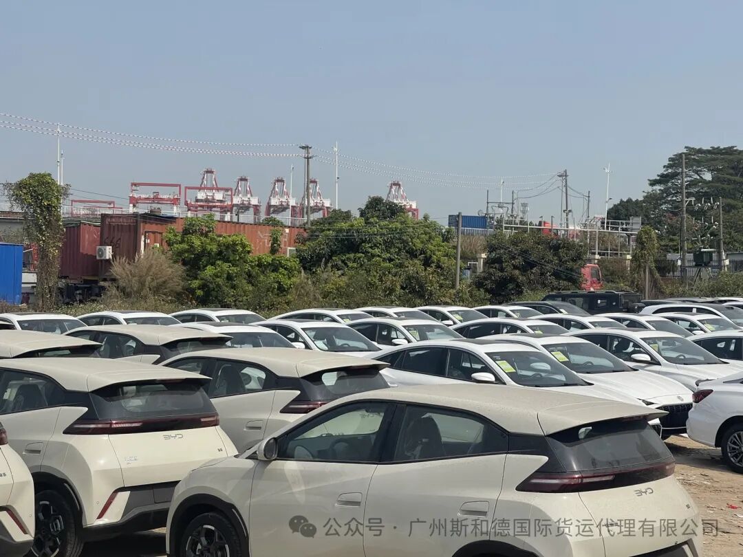 アフリカへの安全な車両海上輸送